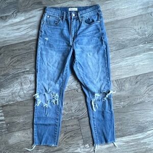 Madewell High Rise Slim BoyJean